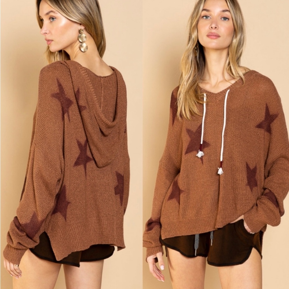 POL HOODED STARV SWEATER M - Picture 5 of 6